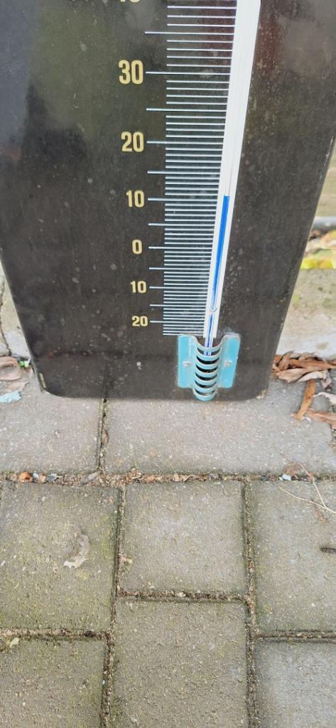 Oude Originele Emaille Reclame Thermometer Nv Verzekeringen. image 6