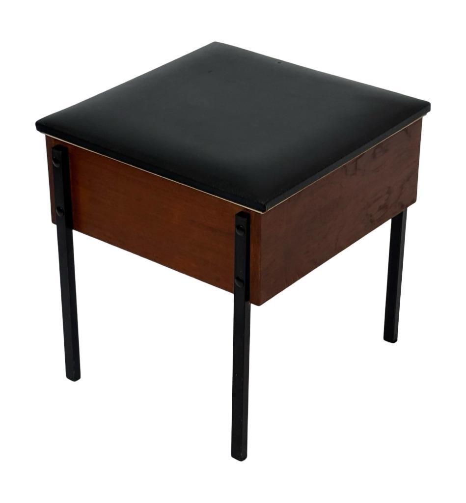 Vintage Tafel Kastje Pastoe Stijl Bijzettafeltje Jaren 60 image 7