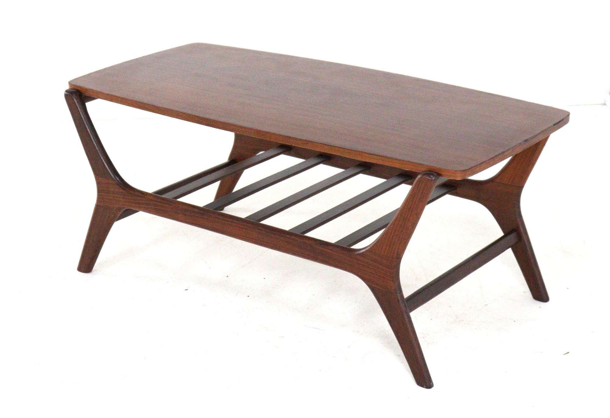 Vintage Salontafel Met Omkeerbaar Blad 'vinkega' image 4