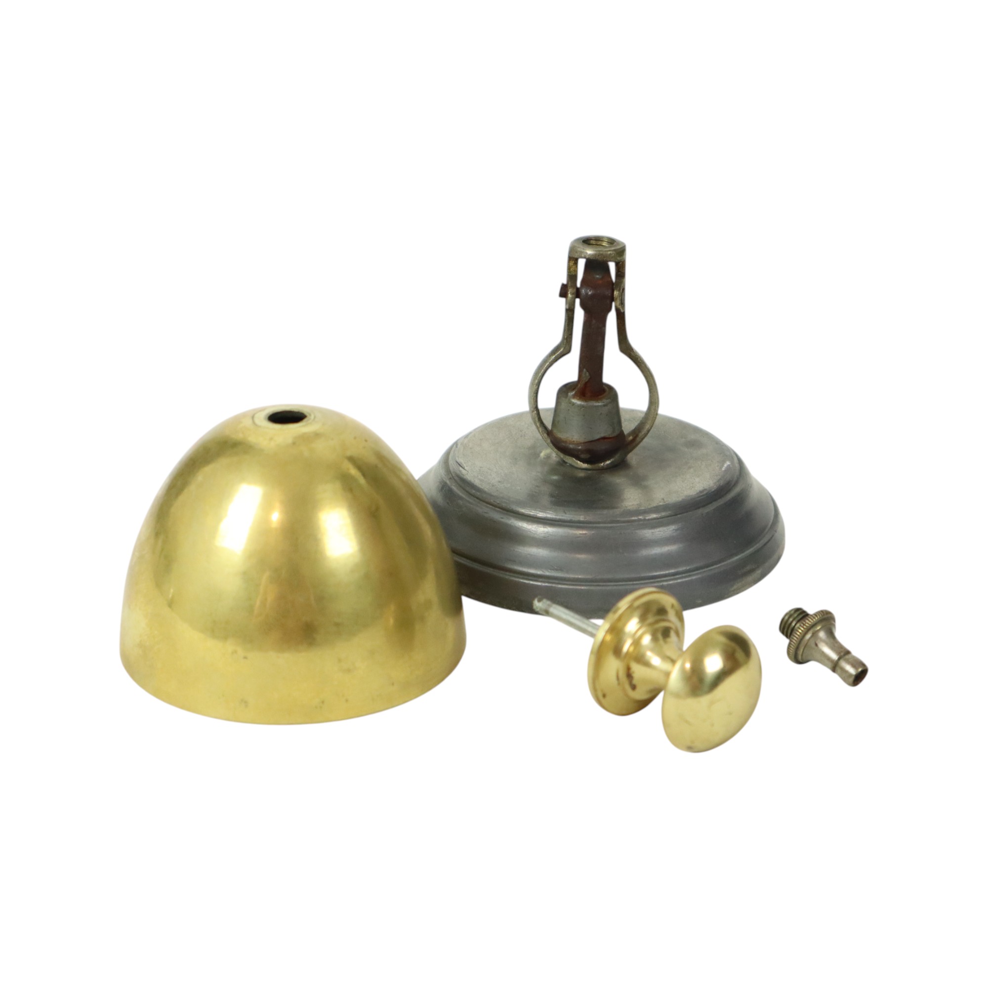 Messing En Metalen Hotelbel Receptiebel Mid-century image 10