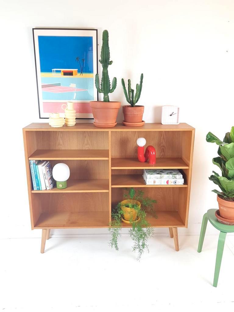 Vintage Eilen Fineer Brouer Kast | Boeken Kast image 4