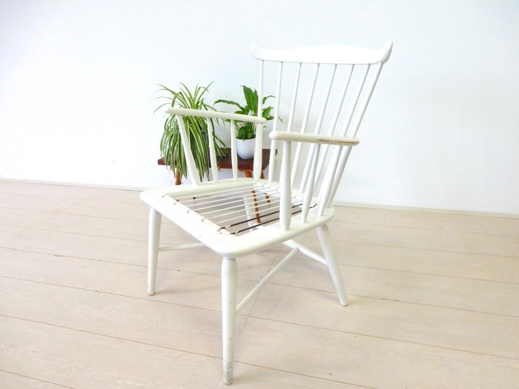 Vintage Fauteuil Borge Mogensen Jaren 50 Spijlenstoel image 5