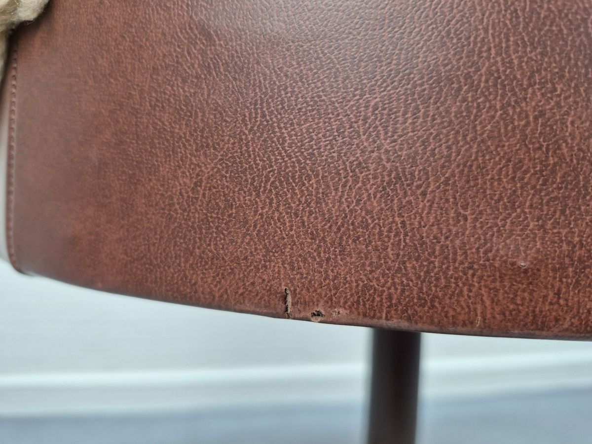 Krukje Met Lage Rugleuning. Vintage Stoeltje Tulp Model. image 12