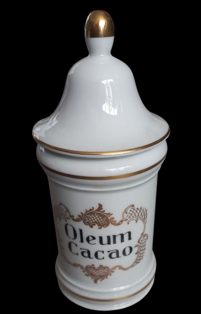 Limoges "oleum Cacao" Voorraadpot. image 2