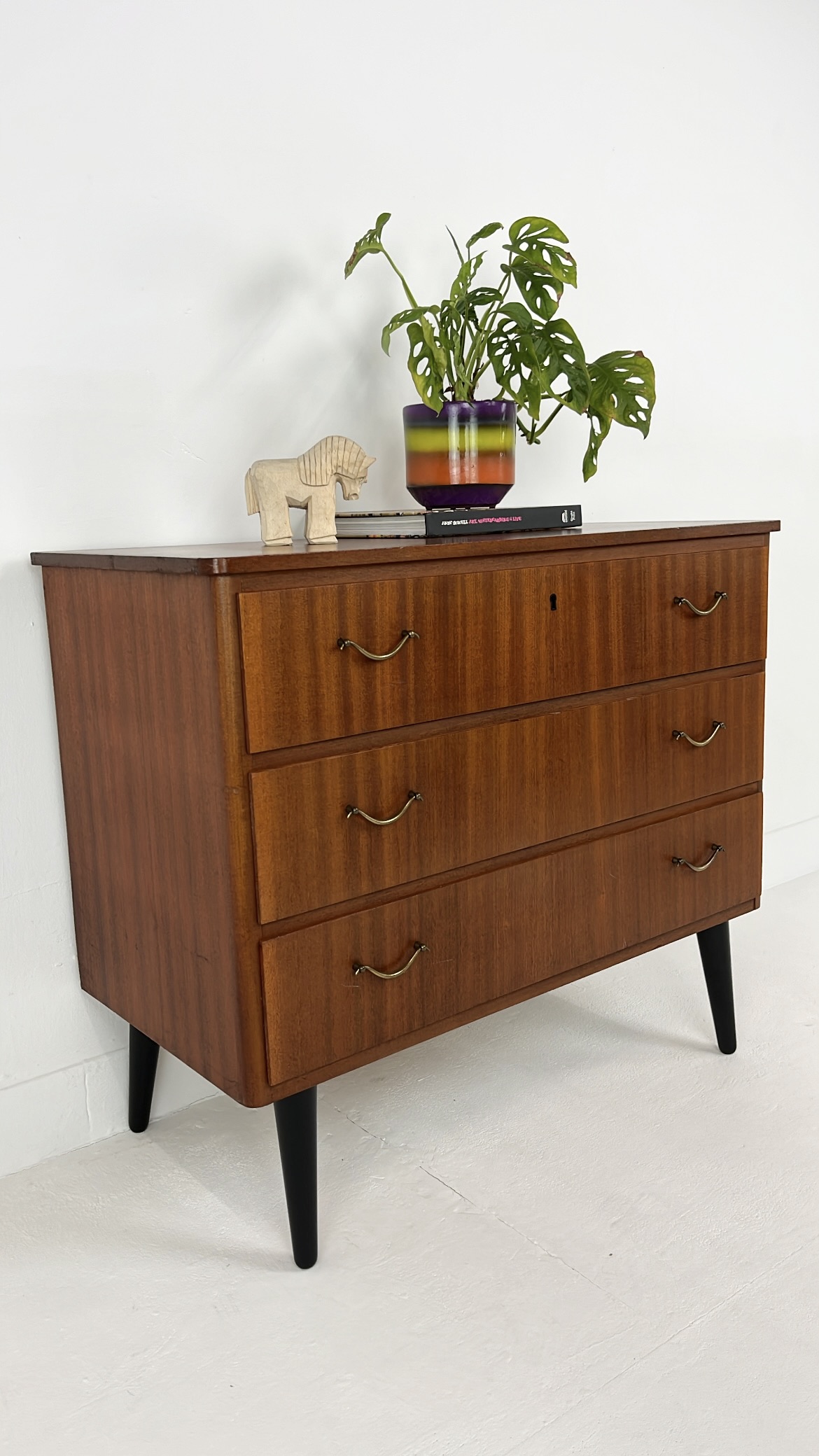 Scandinavisch Vintage Teak Fineren Ladekast Stenvo image 6