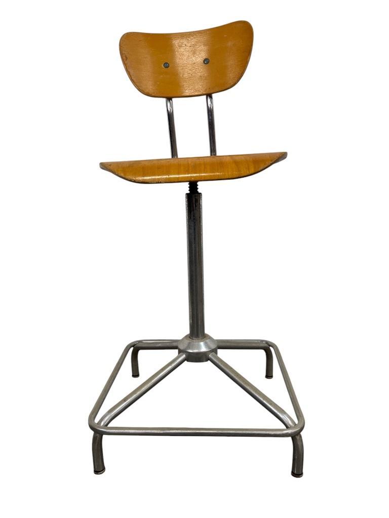 Vintage Industriële Bureaustoel / Atelierstoel / Desk Chair image 10