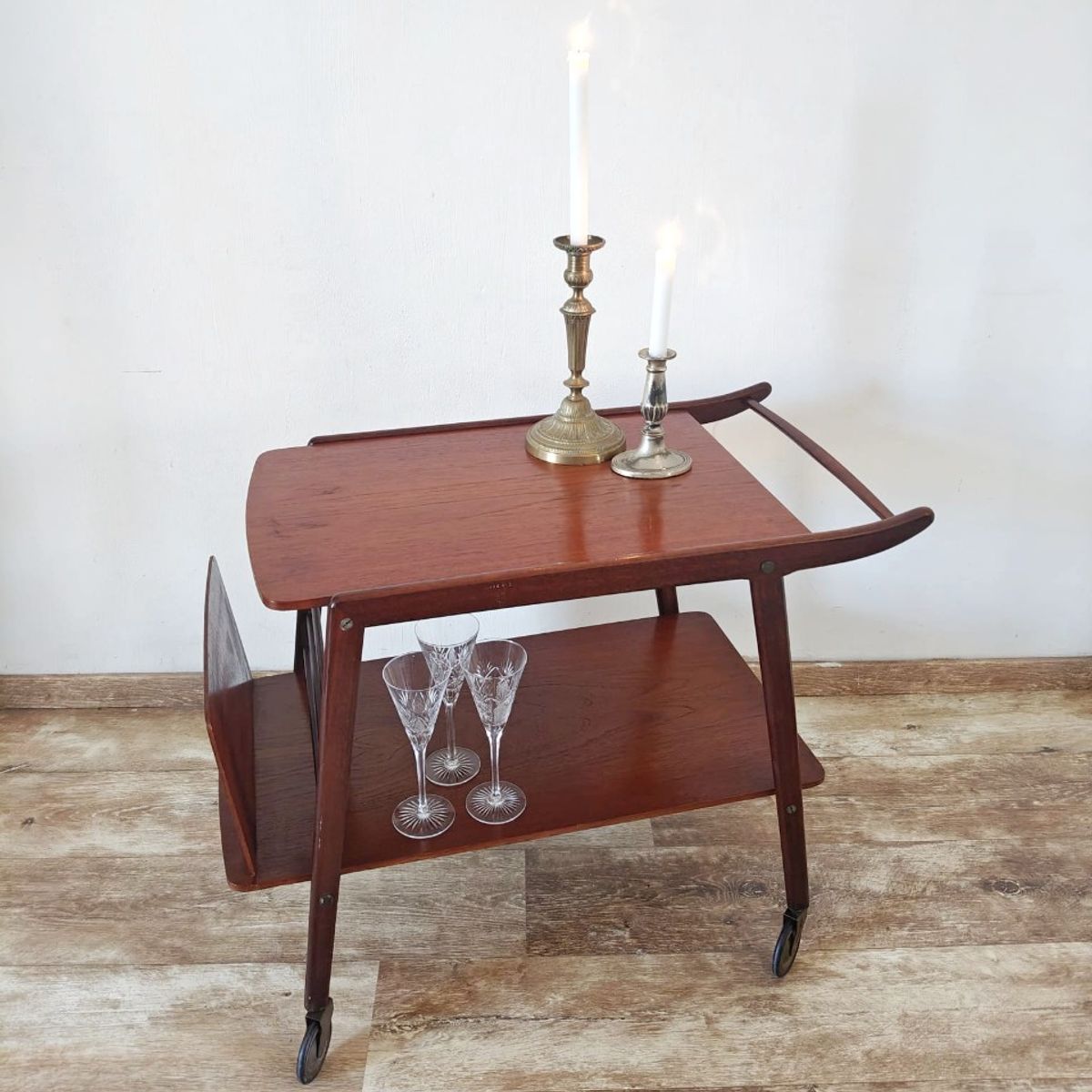 Vintage Jaren 60 Trolley/serveerwagen image 3