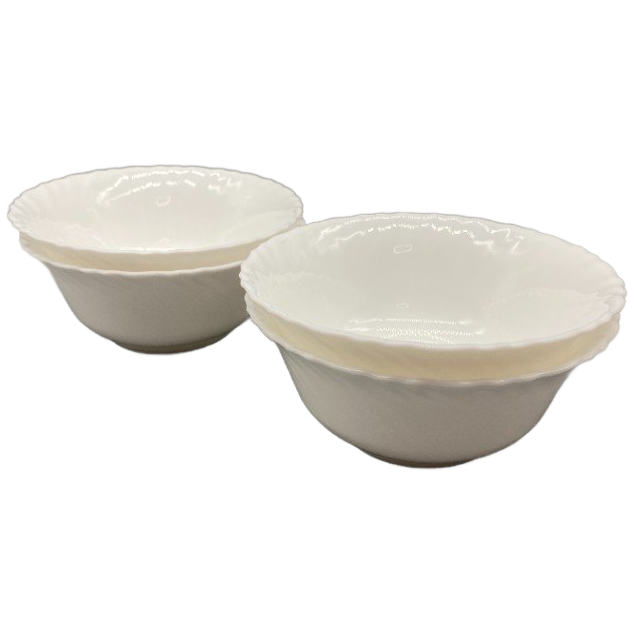 Set Arcopal Wit Swirl Compote Schaaltjes 4 Stuks image 2