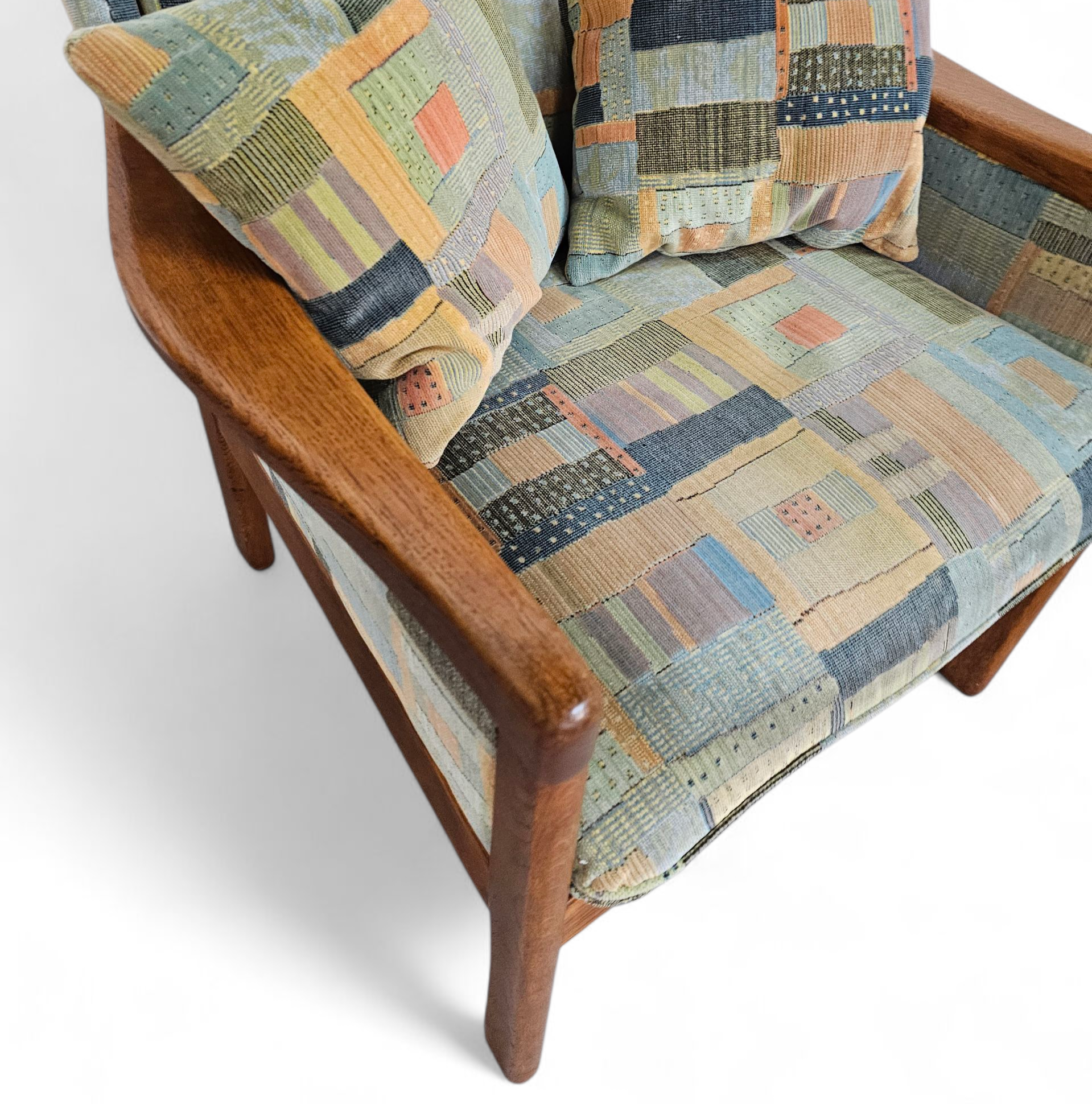 2 X Casala Wingback / Lounge / Armchair In Top Condition / 4 Small Cushions / 1960s image 28