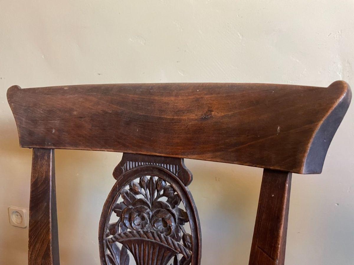 2 X Directoire Stoelen Frans Antiek image 6