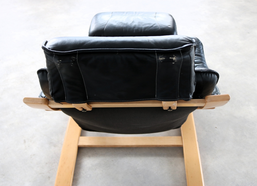 Vintage Fauteuil Met Hocker | Easy Chair | Jaren 70 | Zweeds image 10