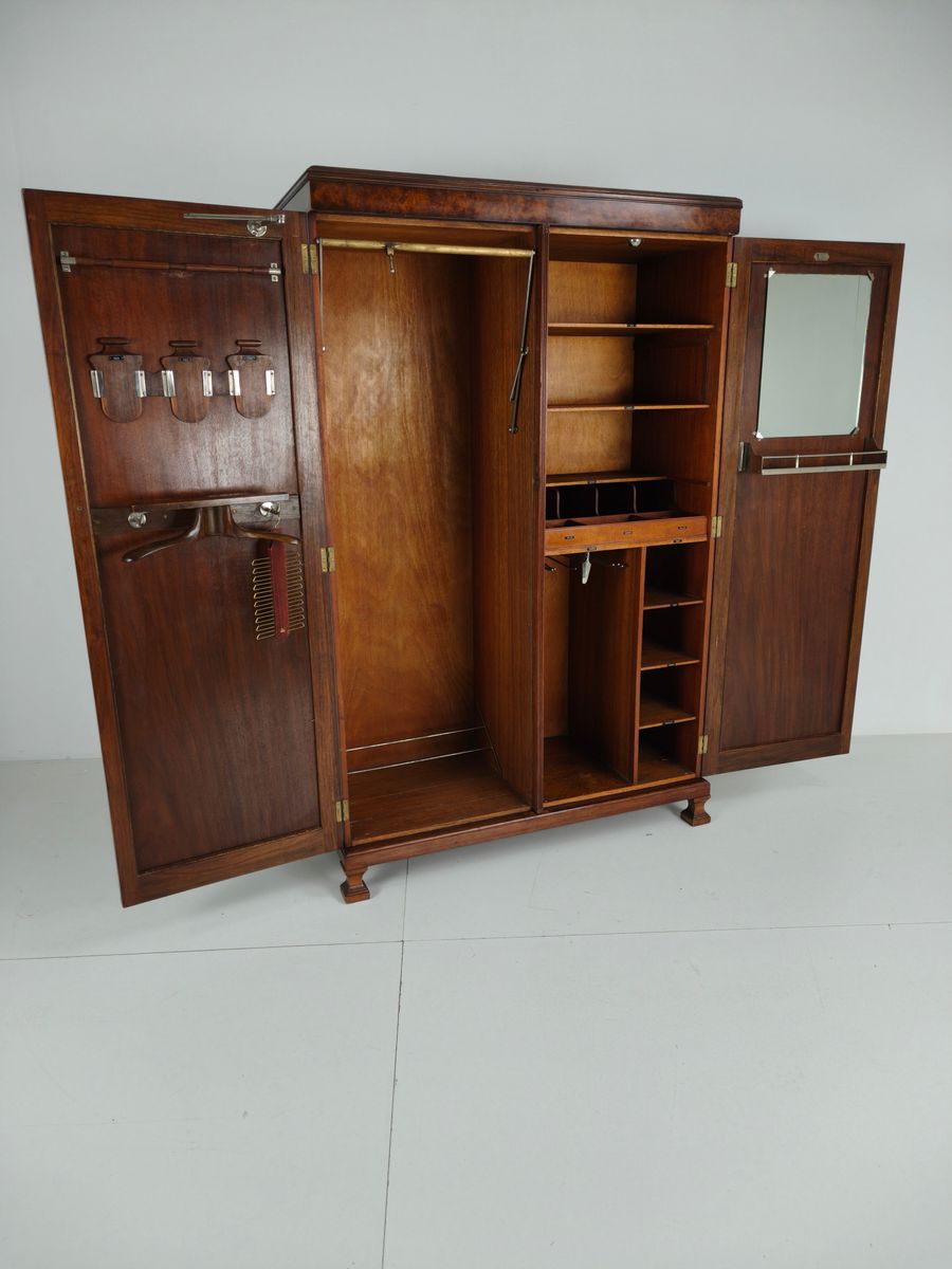 Prachtige Engelse Art Deco-kast Van Wortelnotenhout Van Waring & Gillow – Ca. 1900–1932 image 22