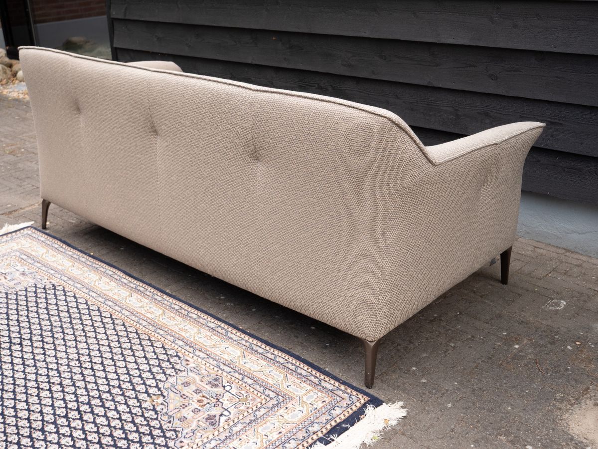Leolux Mayon | 3-zits Designer Bank | Groen, Beige, Gemeleerd image 13