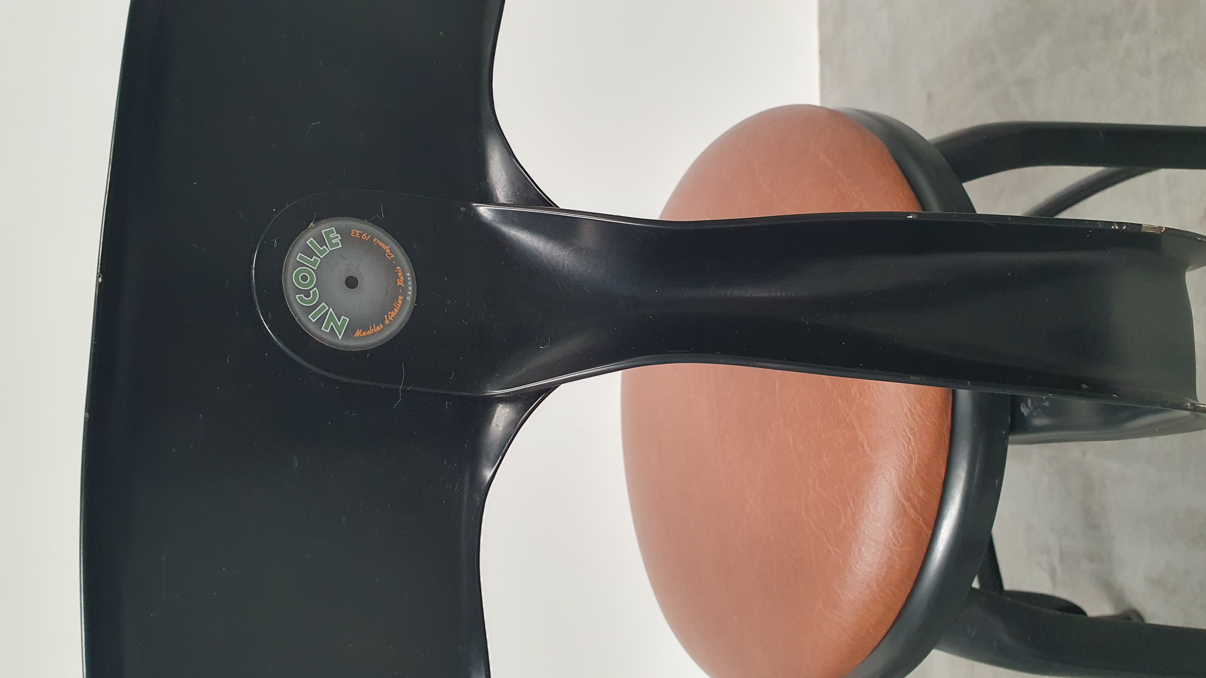 6x Chaise Nicolle Franse Industriële Metalen Design Stoelen image 4