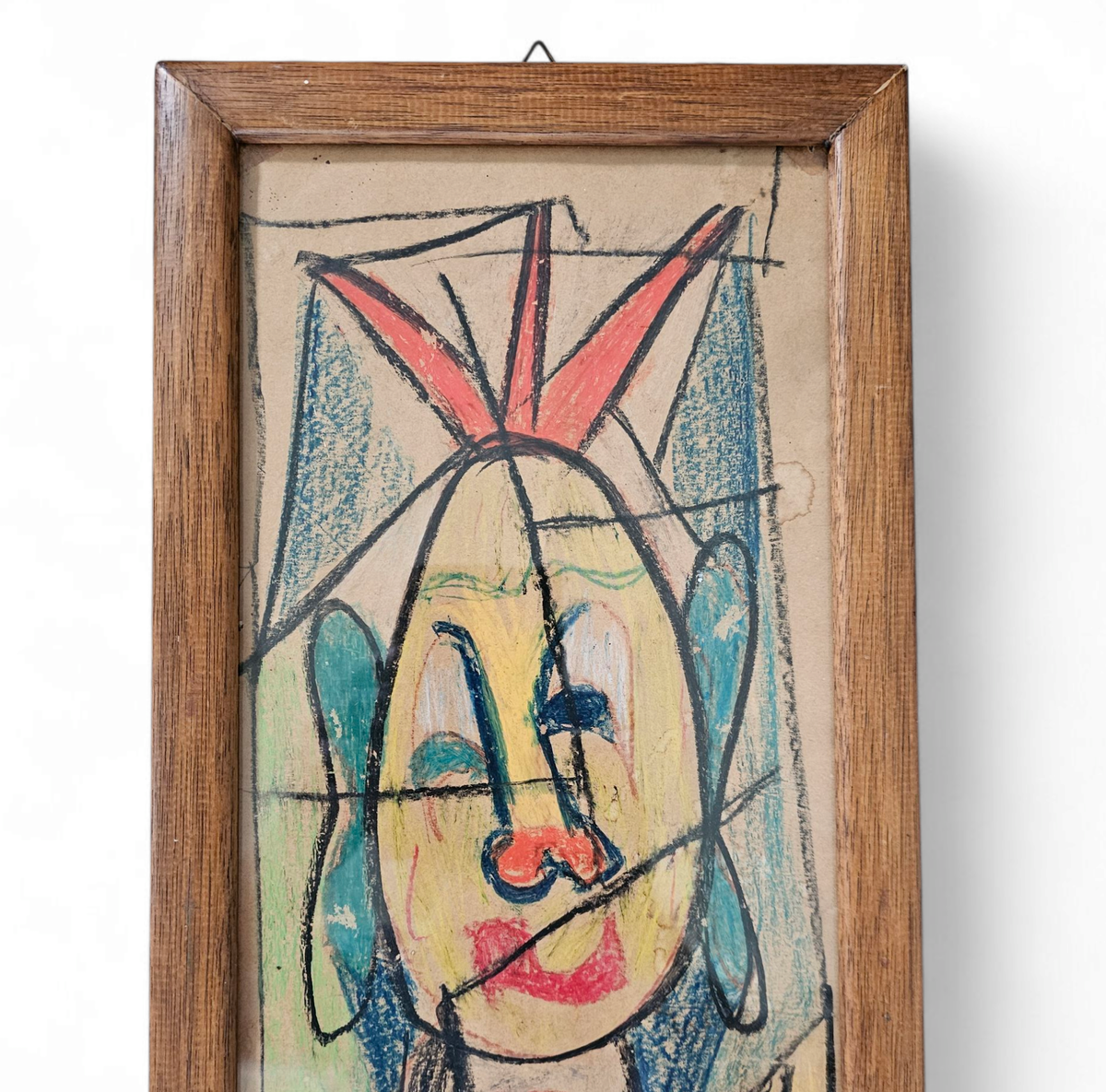 Chalk Drawing / 1960s / Height 80 Cm image 2