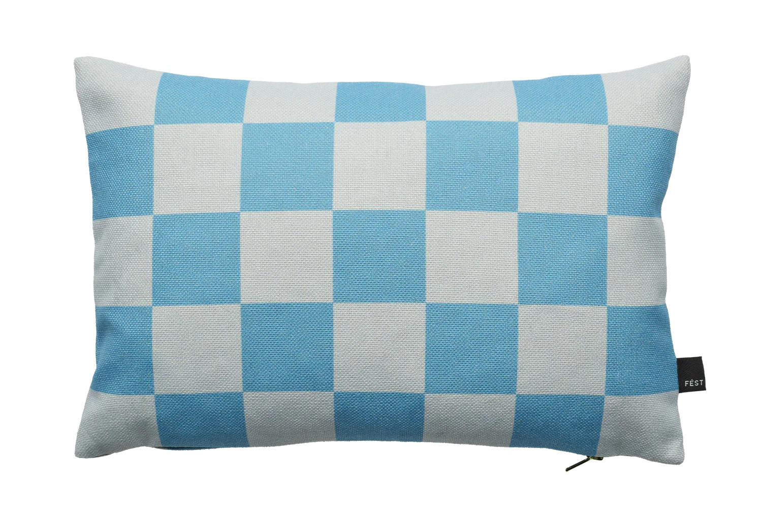 Fest Kussen Blauw Wit image 2