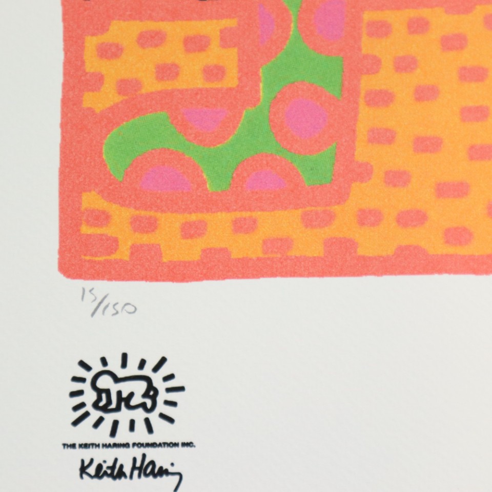 Offset Litho Naar Keith Haring 15/150 Pop Art Kunstdruk image 7