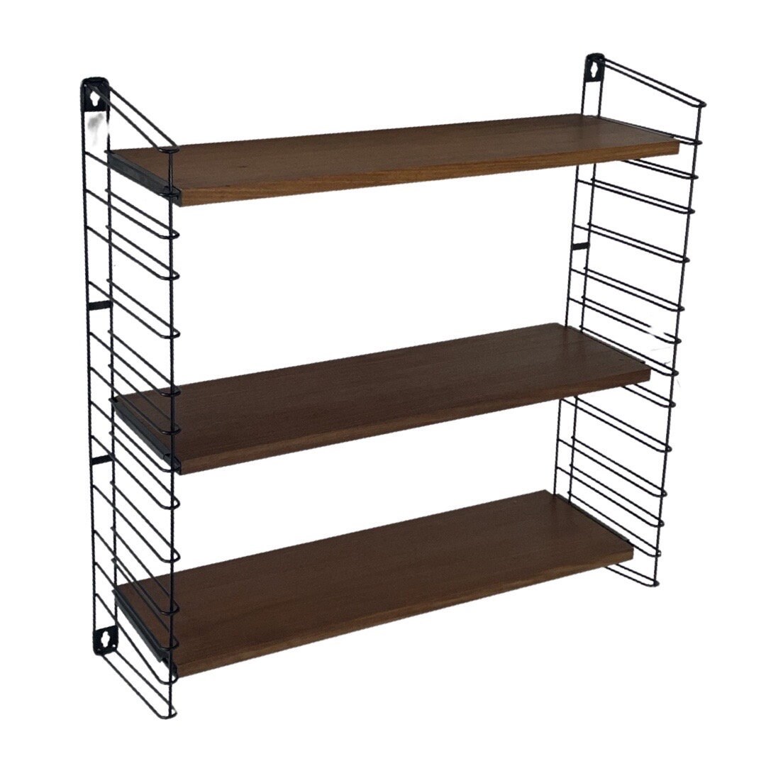 Tomado Holland - Modulair Wall System With 3 Shelfs And 2 Uprights - Wood Fineer image 4