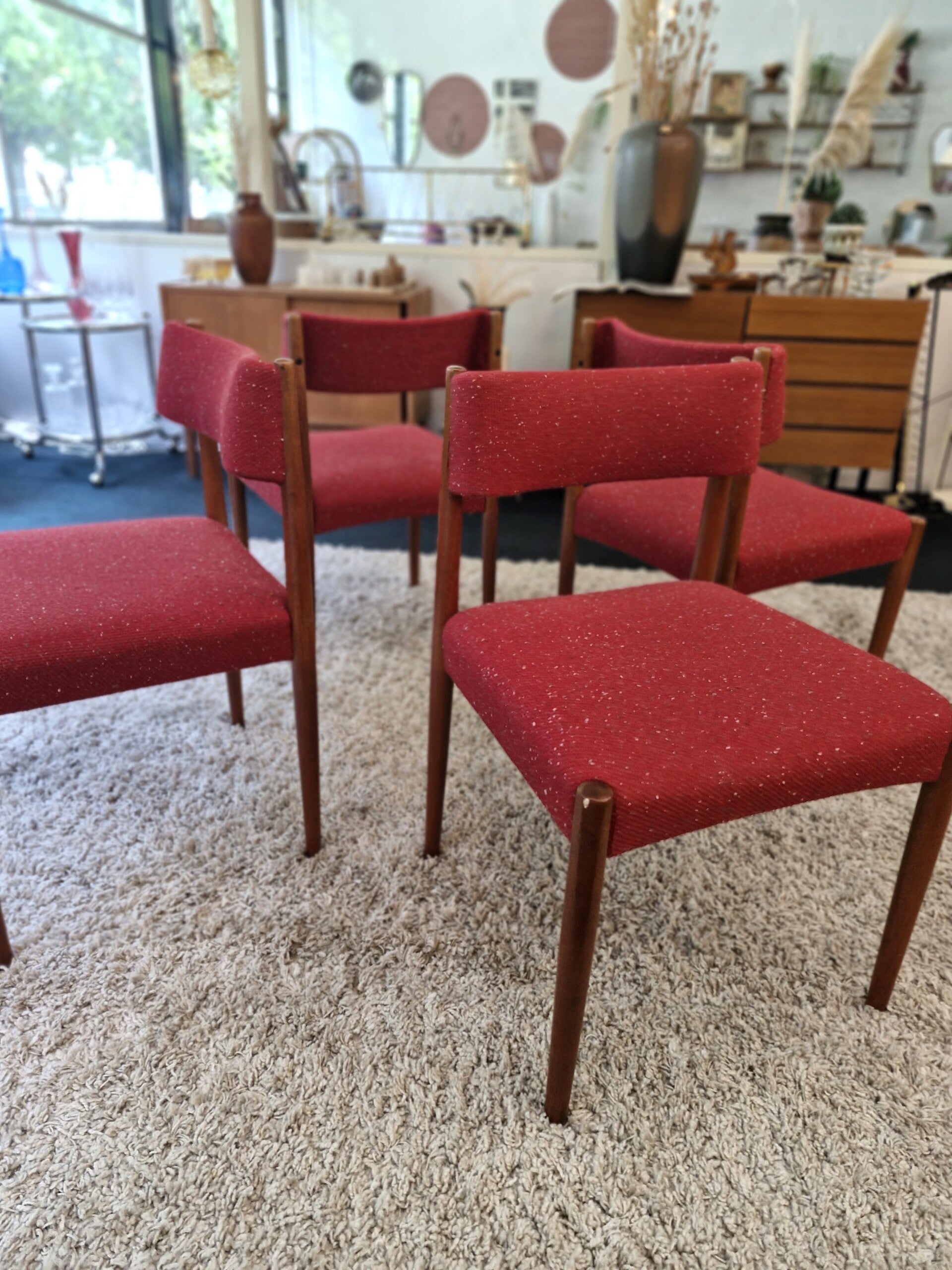 Set Van Vier Bovenkamp Bender Madsen Eetkamerstoelen image 7