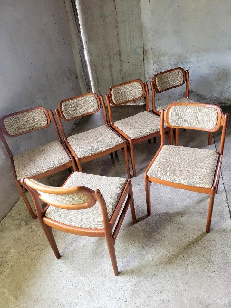 Set Van 6 Eetkamerstoelen Van Johannes Andersen Voor Uldum image 14