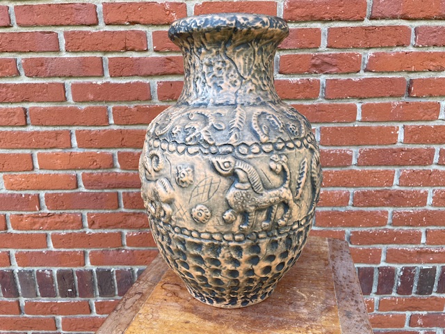 Een Fraaie Jasba Vloervaas. Azteken -design image 5