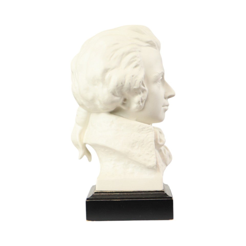 Vintage Buste Mozart Biscuit Porselein Goebel Bochmann image 4