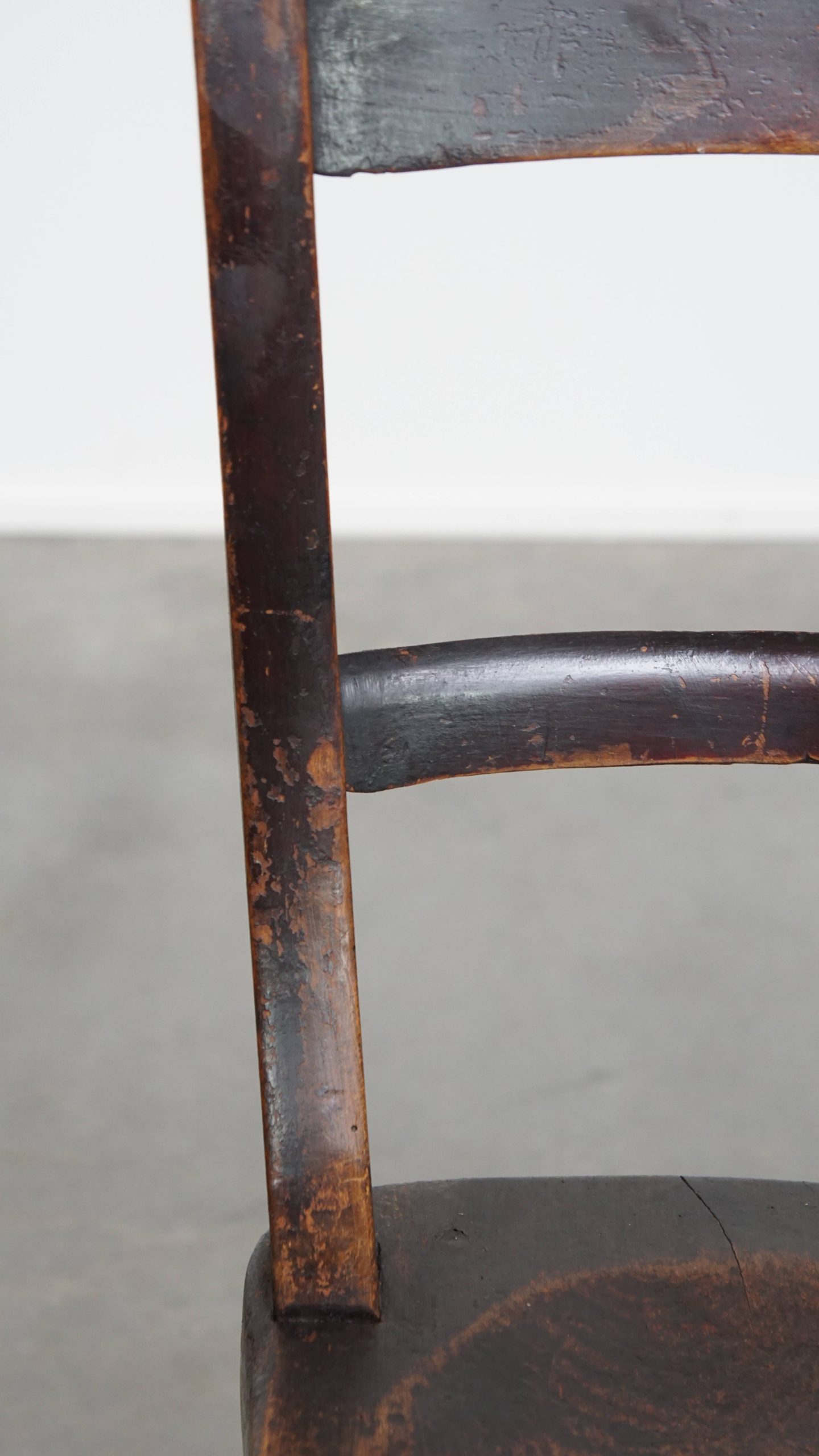 Tijdloze Stijlvolle Set Van 4 Antieke Engelse Oxford Eetkamer/ Keuken Stoelen image 12