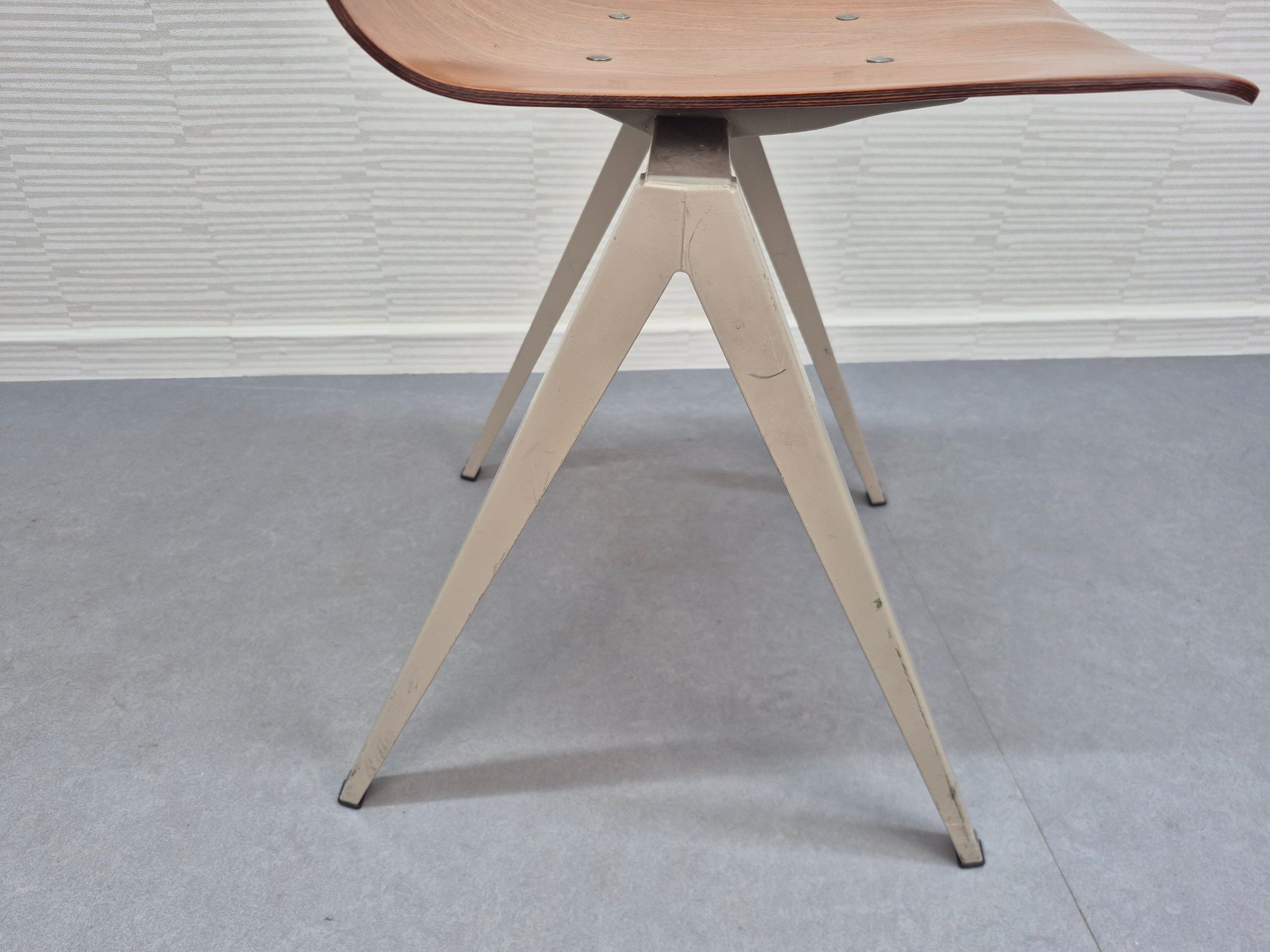 Galvanitas S22. Vintage Schoolstoel, Stapelbaar. image 12