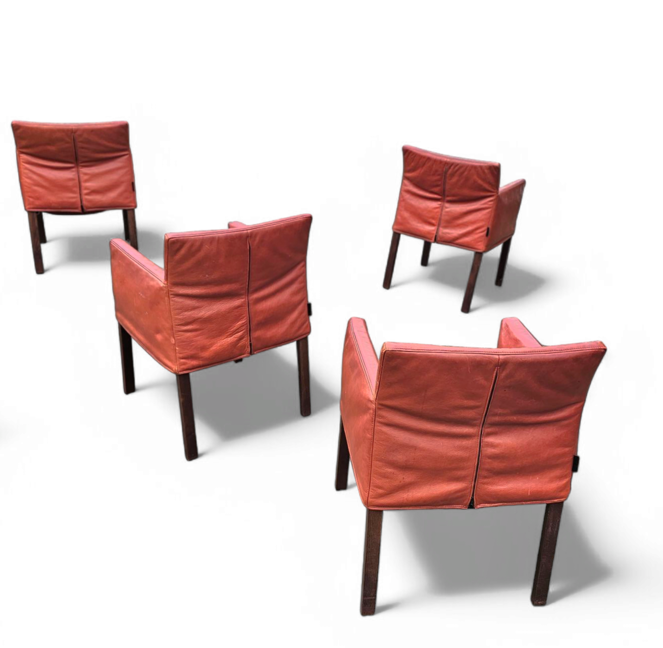 Set Of 5 Gerard Van Den Berg 'fellini' Chairs For Label, 1990s image 9