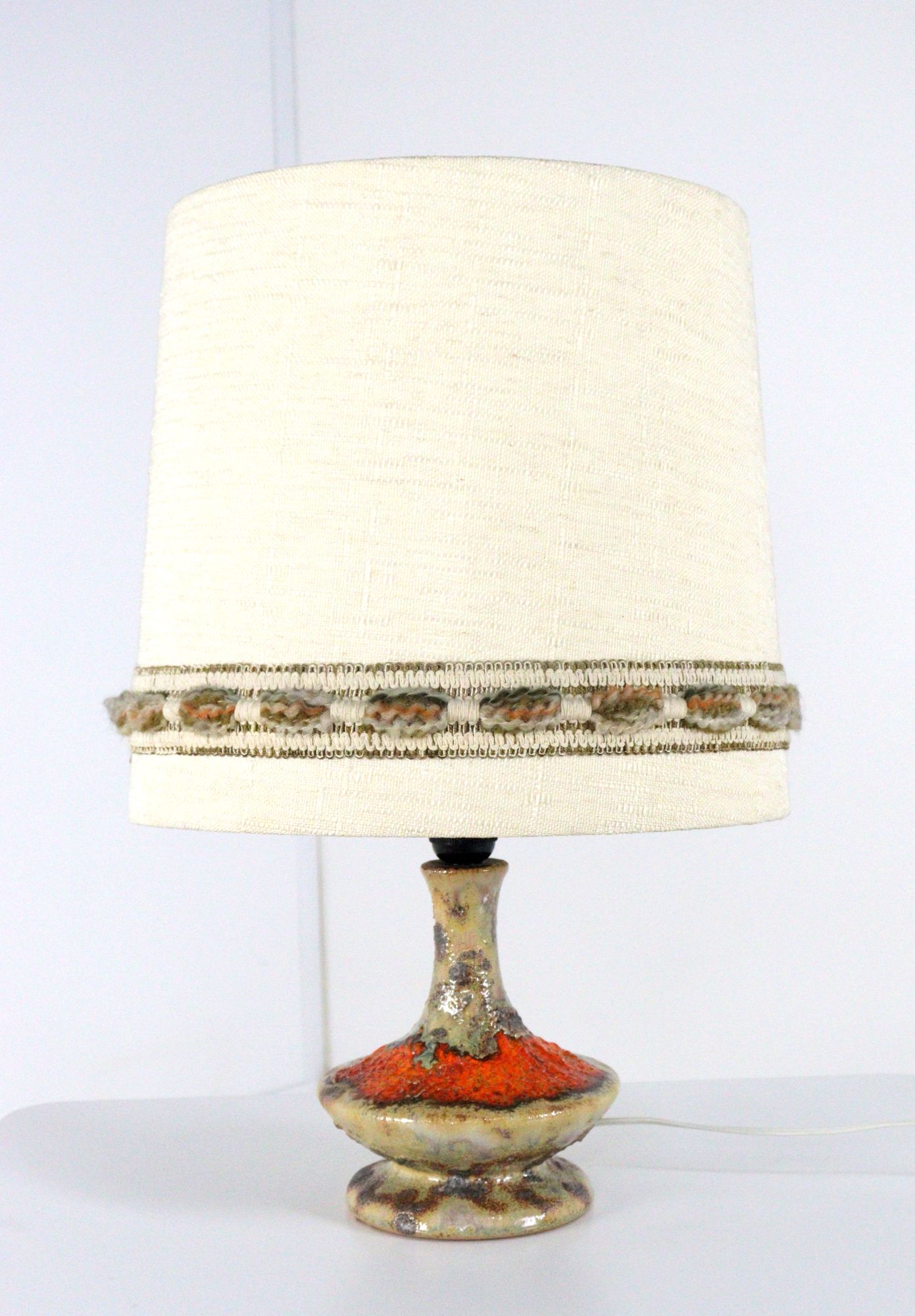 West Germany Tafellamp Keramiek Lamp Vintage image 14