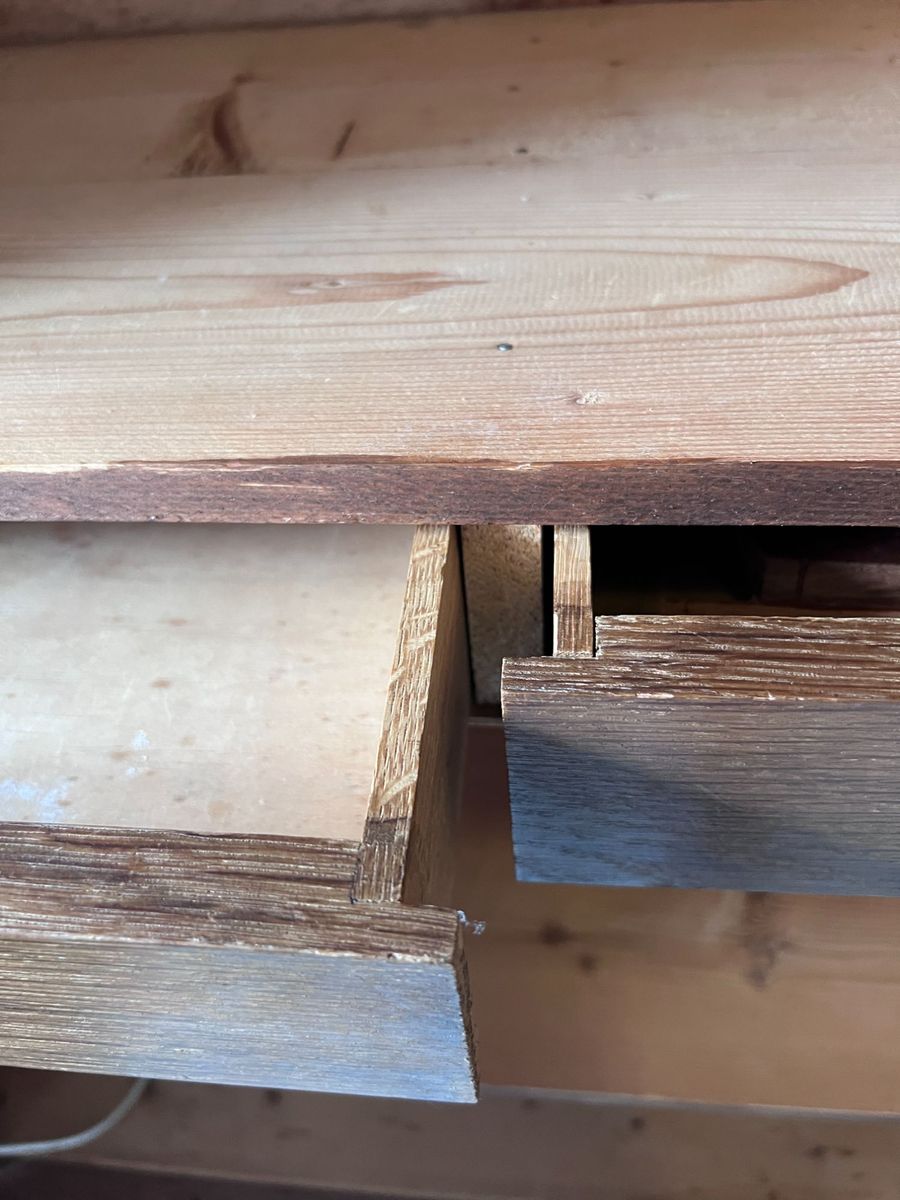 Eiken Linnenkast Met 3 Planken En Onderlade, 105 Cm Breed En 200 Hoog image 10