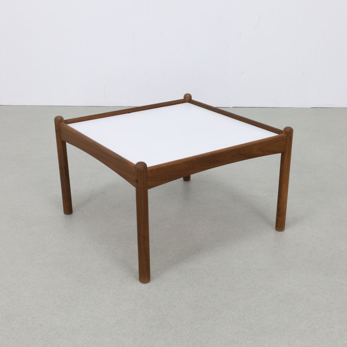 Vintage Salontafel Teak 1960 Omkeerbaar Blad image 7