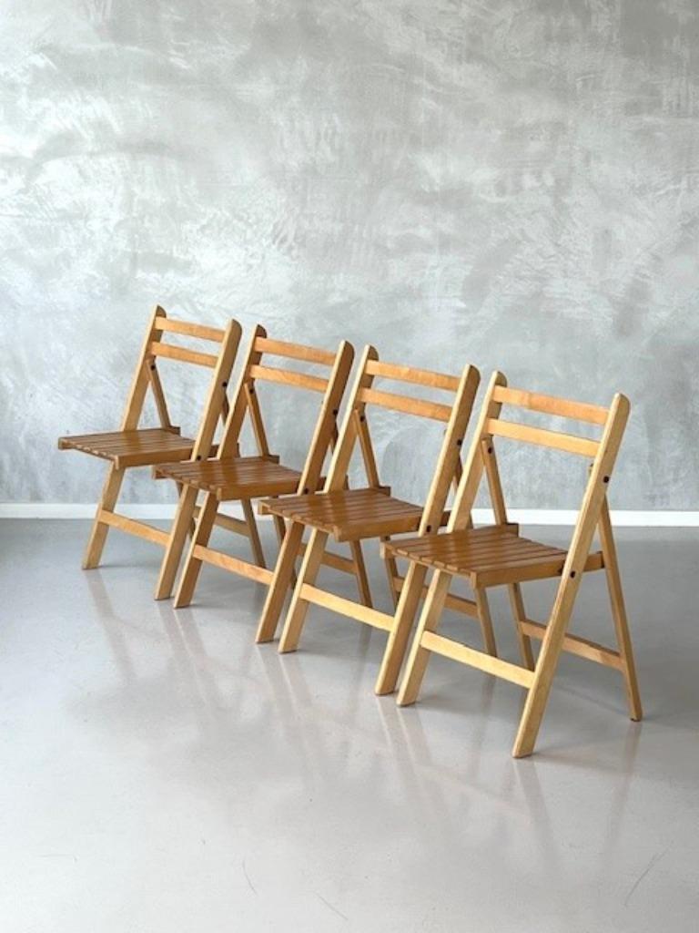Jaren 70 Klapstoelen 12X Vintage Retro Klapstoel Prijs P/Stu image 2