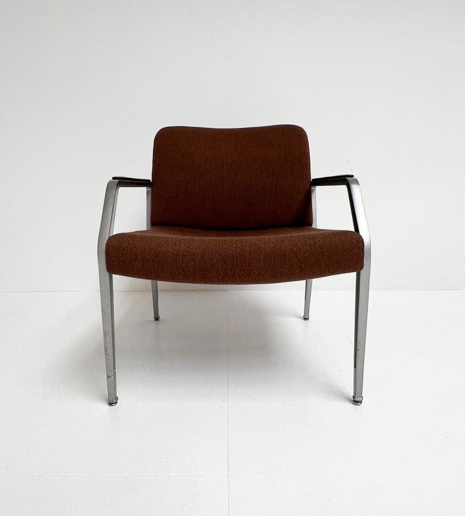 Fauteuil Met Voetenbank Toegeschreven Aan Gispen, 1960's image 5
