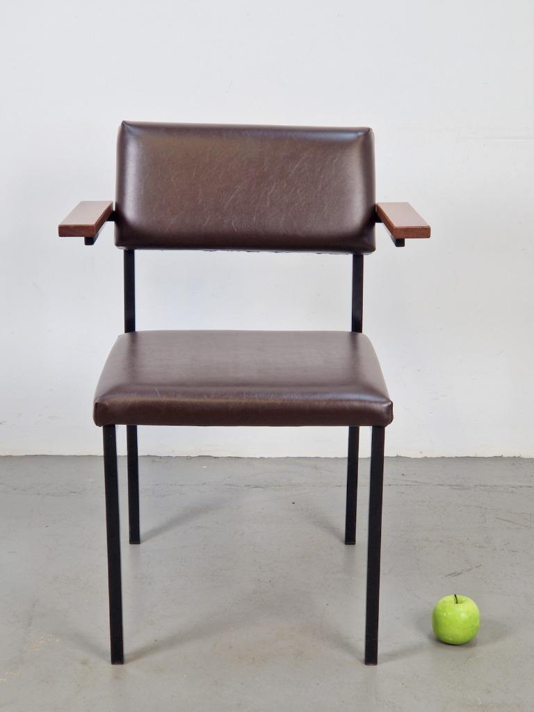 Vintage Stoel Se 21 Spectrum Martin Visser ‘60 Tubular Teak image 3