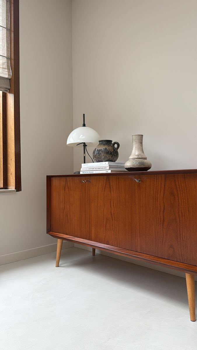 Vintage Houten Dressoir Met 3 Deurtjes Van Brantorps image 7