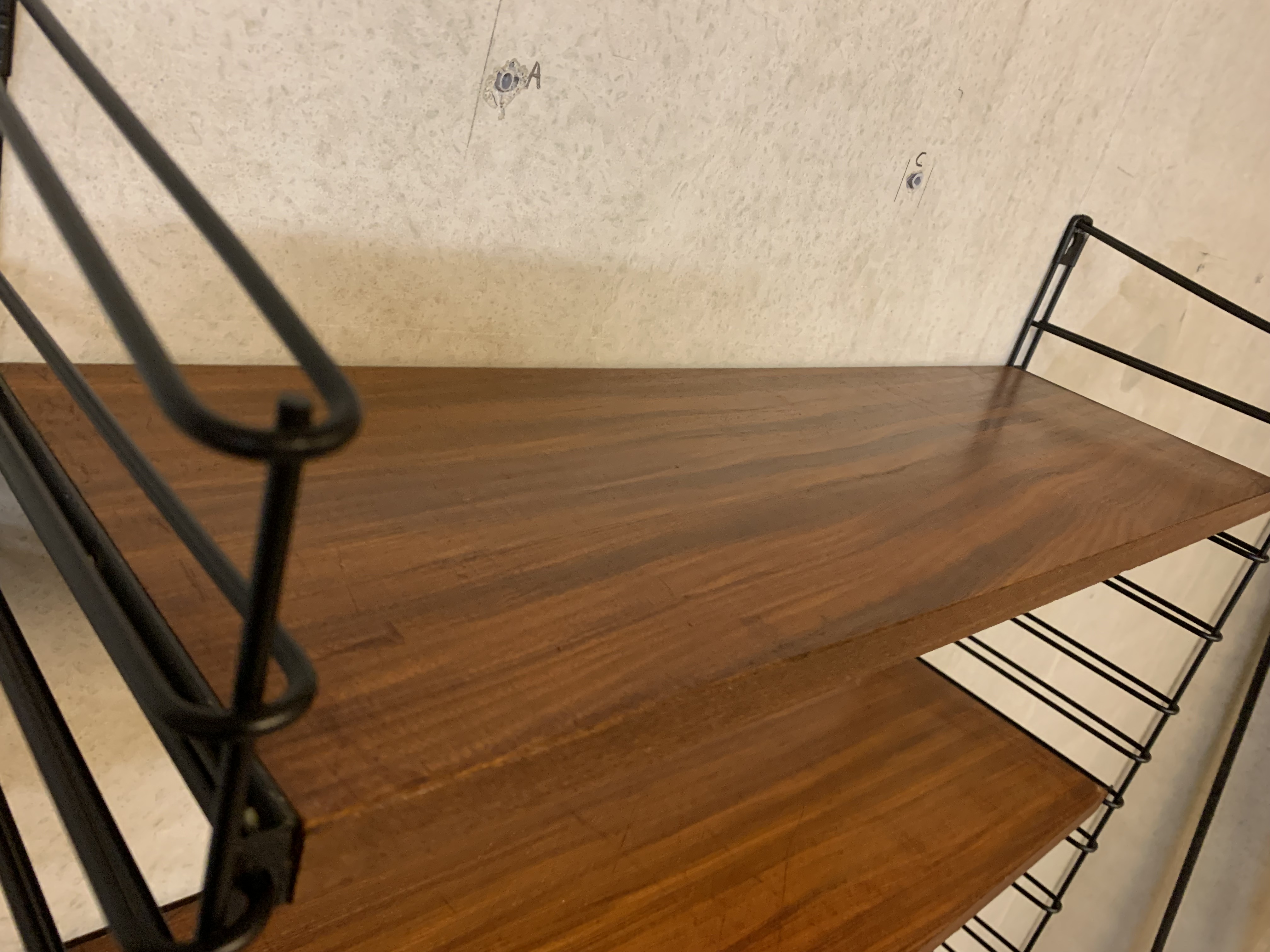Tomado Wandrek Metaal En Teak Jaren 60. image 12