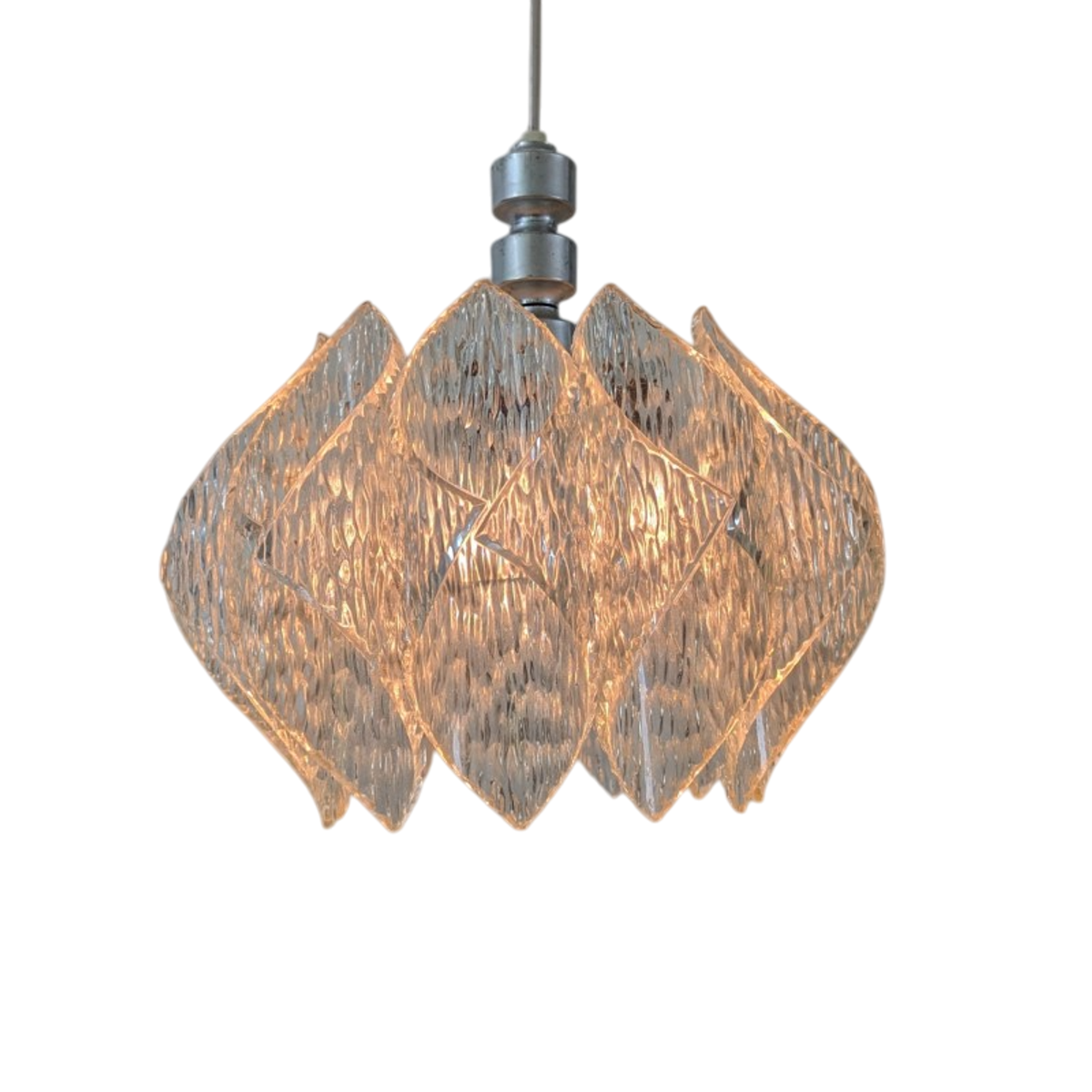 Jaren 70 Hanglamp – Marbach Acrylite - (kg41) image 4