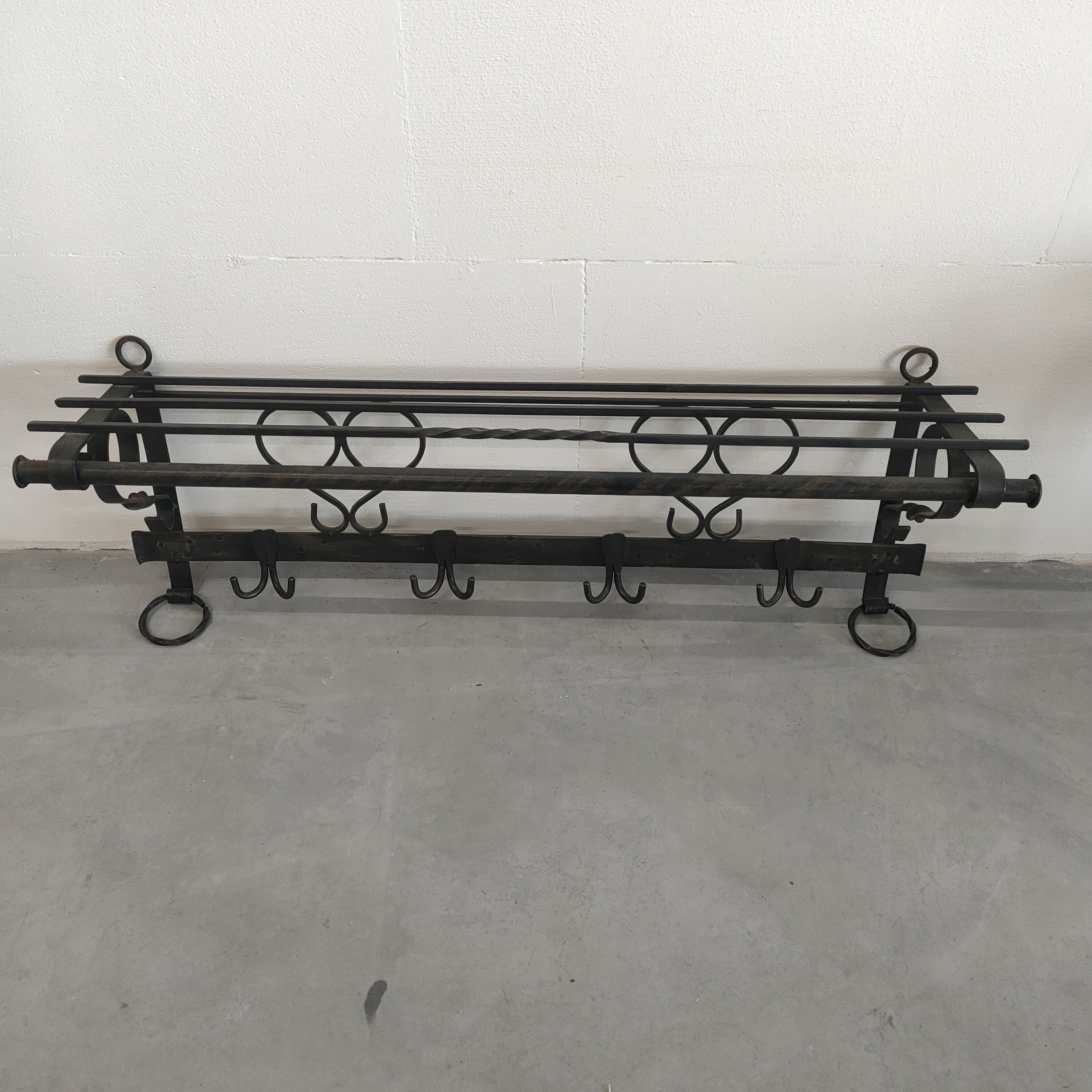 Metalen Vintage Kapstok Met Muurbevestiging image 3
