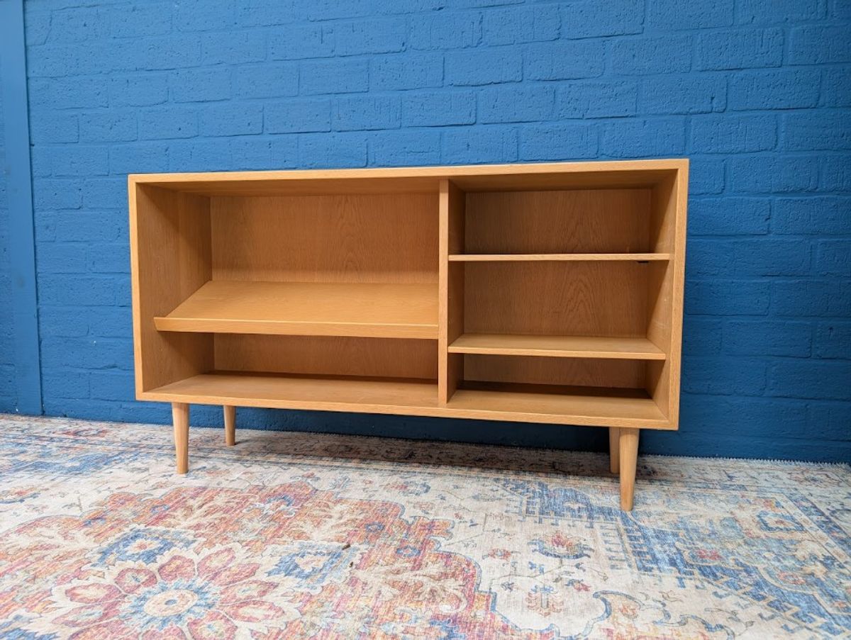 Vintage Boekenkast Met Tijdschrift Gedeelte, Jaren 60 image 11