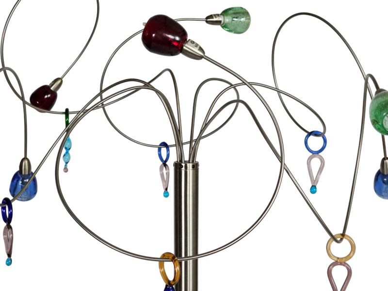 Harco Loor - Strawberry - Murano - 6 Lichts - Dimmer - 1990's image 12