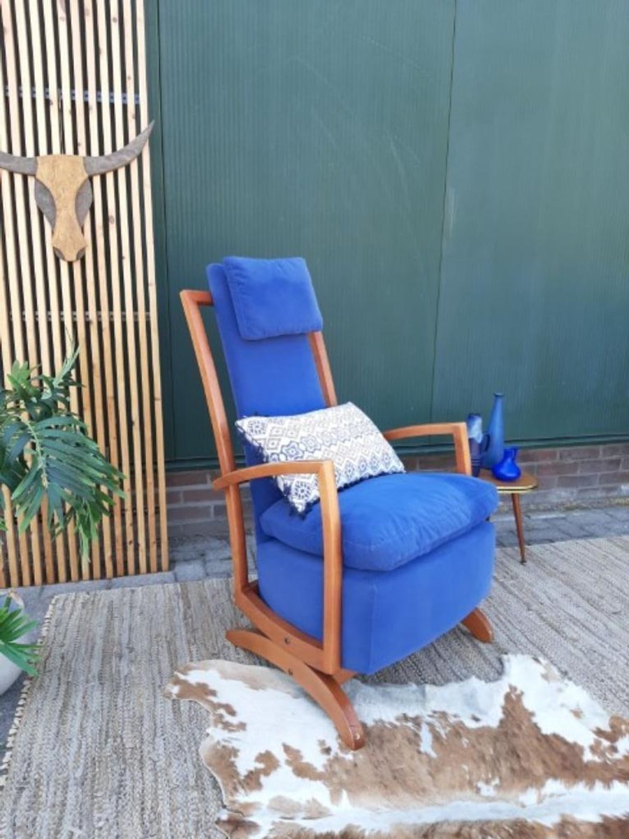 Design Schommelstoel | Jaren 80 90 | Art Deco Stijl Fauteuil image 10