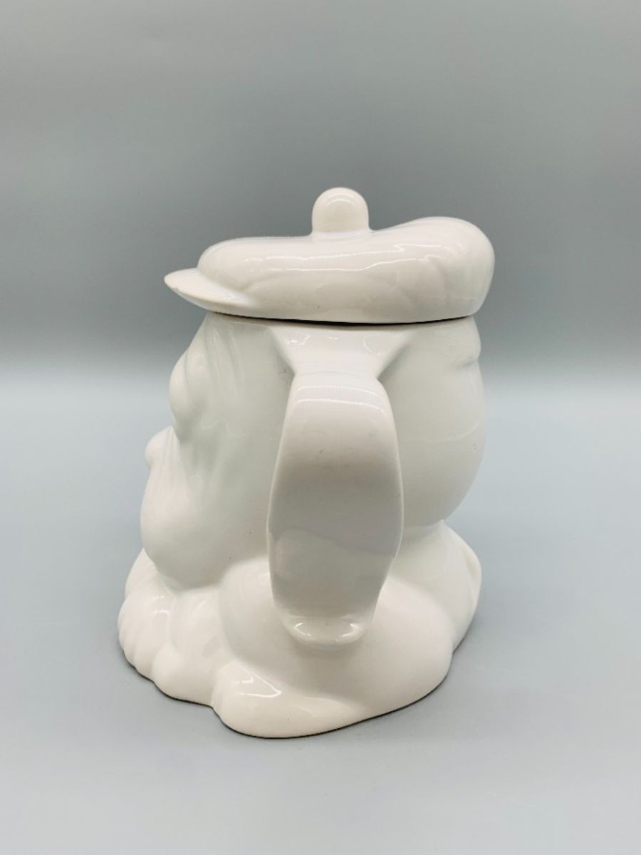Vintage Theepot Droopy Dog Wit image 2