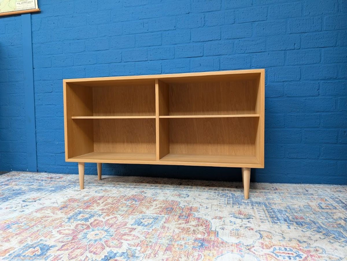 Midcentury Eiken Lage Boekenkast, Borge Mogensen image 5