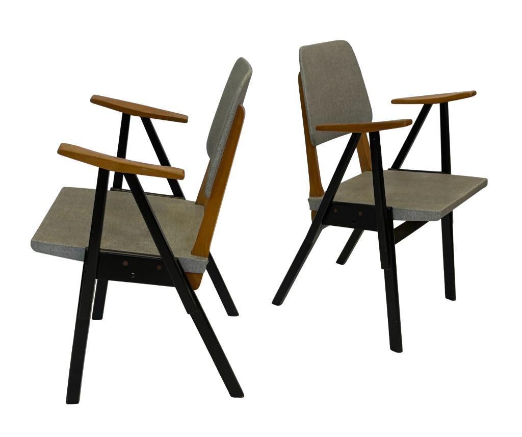 Vintage Zwager Ermeloo, Palais De Tokyo Stoel 50's Design image 6