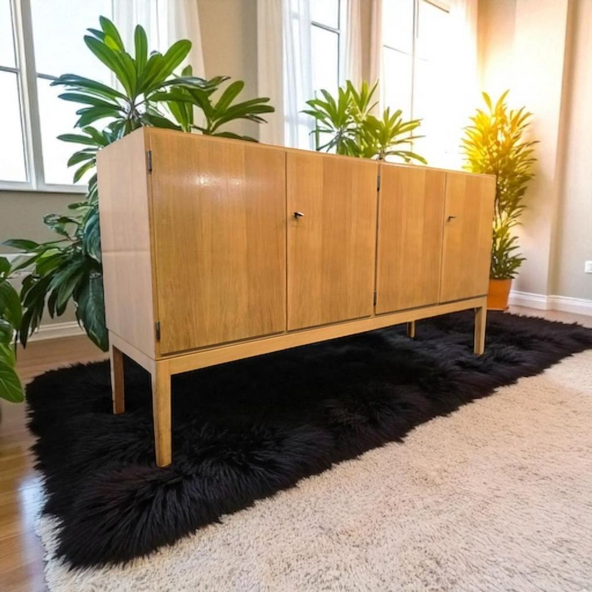 Vintage Houten Kast / Dressoir / Buffetkast image 7
