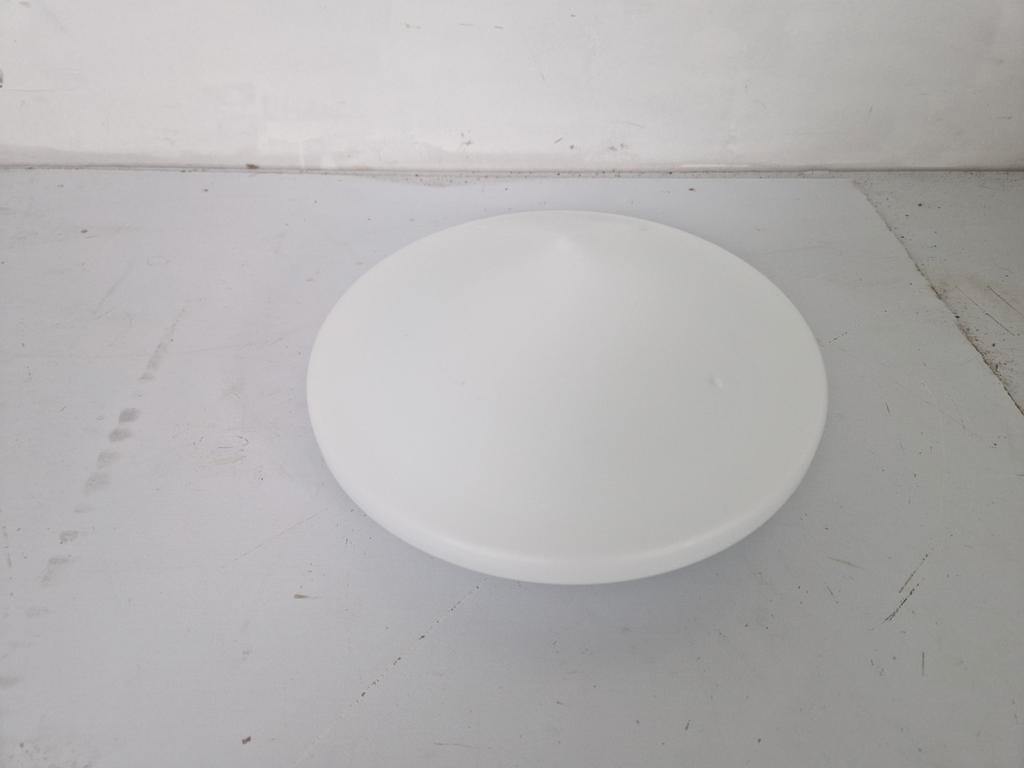 3 Vintage Discus Plafond Of Wandlampen Design Melkglas. image 9