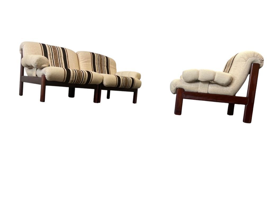 Set Van 3 Vintage Modulaire Fauteuils / Elementenbank image 15