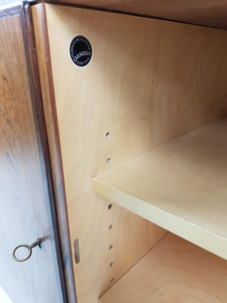 Vintage Deens Dressoir Palissander Hout Kast | Tv Kast image 10