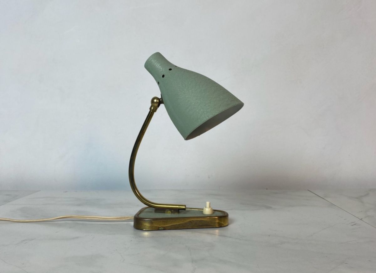50s Groen Lampje, Vintage 1950. image 6
